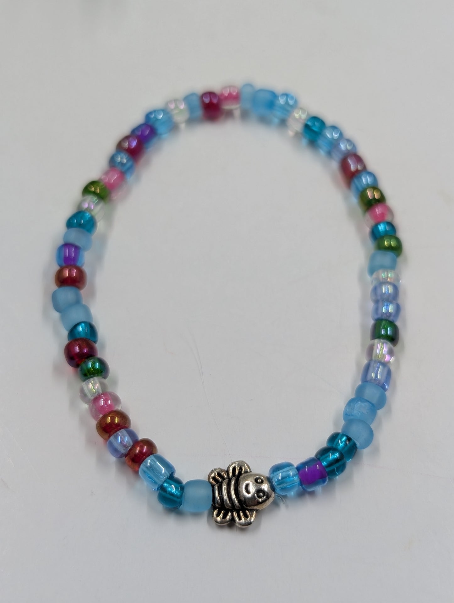 *Tropical Berry Beaded Bracelet